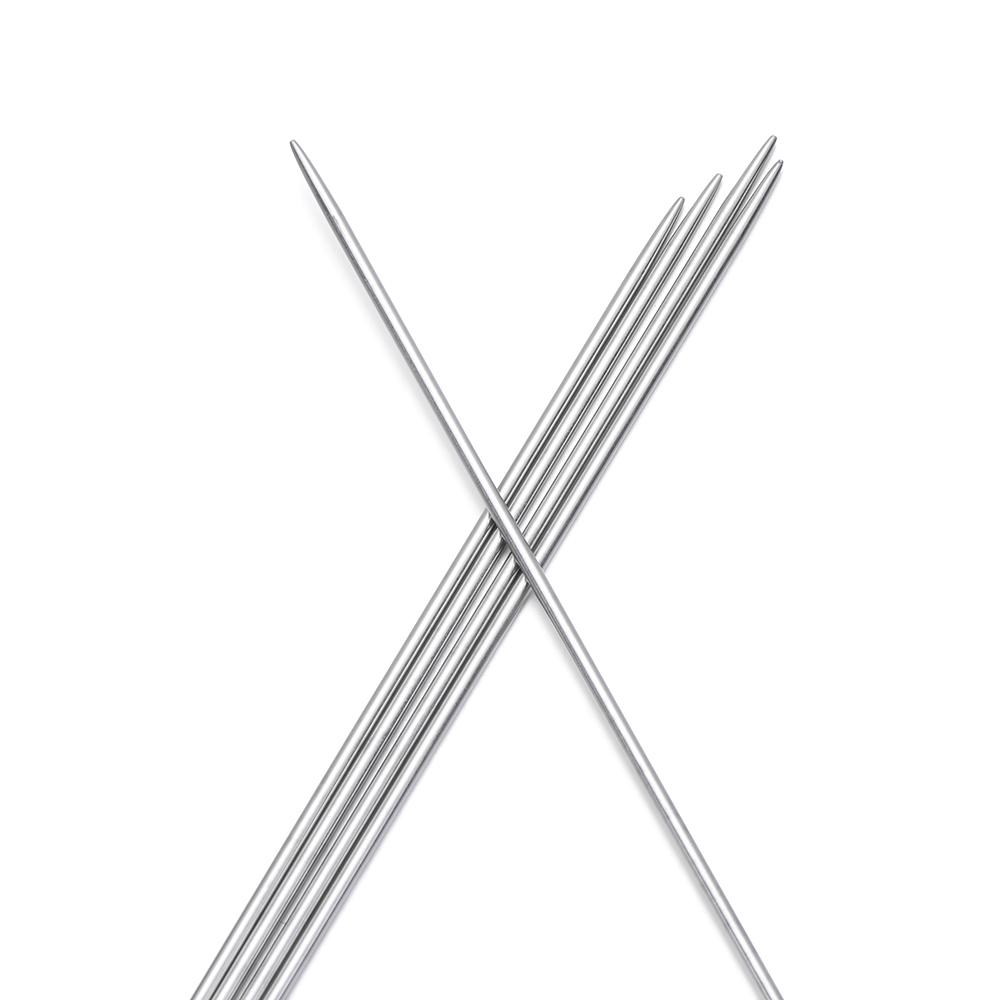 Швейные принадлежности Набор для рукоделия Крючки для вязания Металлические спицы для вязания Прямые спицы Инструменты для вязания