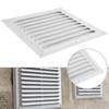 Square Aluminum Alloy Air Ventilation Cover 150 200 250 300mm Louver Ducting Ceiling Vent Grill Cover Cooling Ventilator Mesh