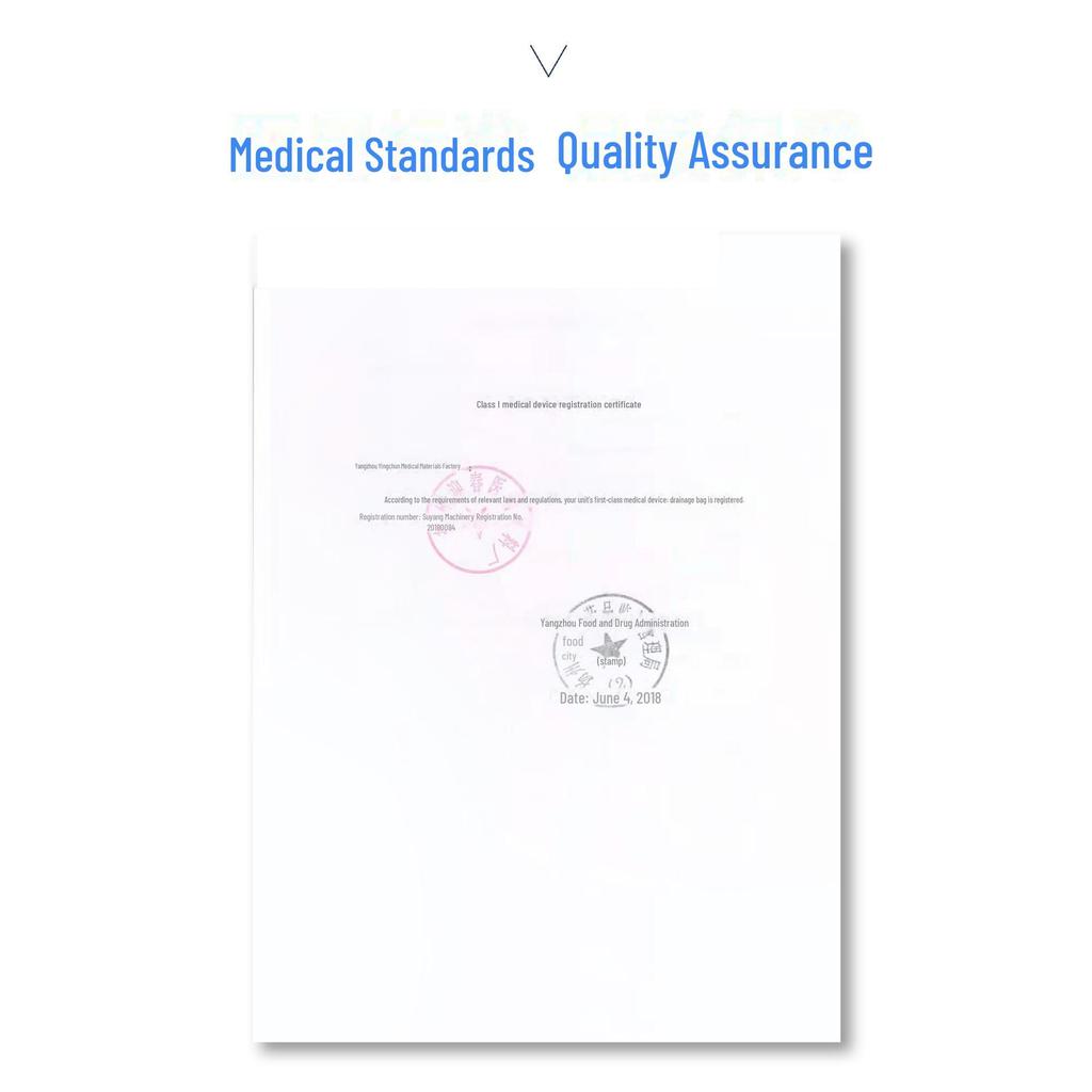 1500 мл медицинский одноразовый мешок для отвода мочи с противообратным потоком для использования катетера