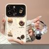 Cake Coffee Doll Pendant Suitable for Vivos17pro Mobile Phone Case Oppoa97 Flip Mirror Xiaomi 14/13
