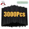 50-3000 шт. разноцветные соломинки для питья rietjes молочный чай бар вечеринка свадьба кухня аксессуары для дома напитки черная соломинка оптом