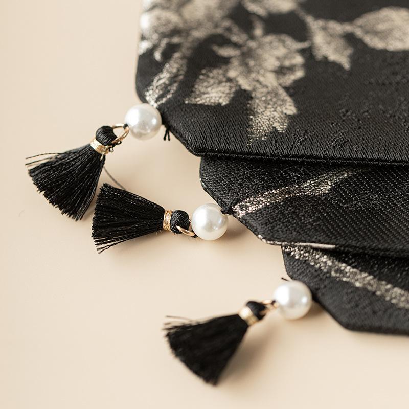 25 Новых Подставок с Кисточками из Парчи Сыфан, Тканевых, Бытовых, для Чайных Чашек, Ковриков для Чайного Набора, Изоляционных Ковриков, Премиальных Аксессуаров для Чайной Церемонии