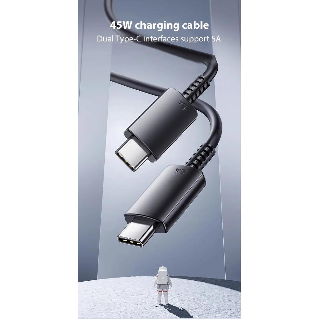 PD 45W Fast Charging Cable For Samsung Galaxy S25 S24 S23 S22 S21 Ultra Plus USB C Data Cable A56 A55 A54 Note 20 10 Accessories