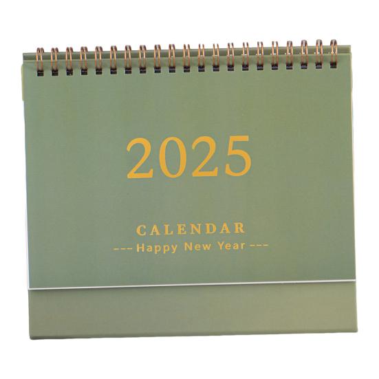 2025 Mini Desk Calendar Daily Planner Flip Calendar To-Do List Memo Pad Time Management Schedule Organizer for Office Home School