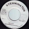 7-дюймовая пластинка SHADOW MAN & SIZZLA - The Gun NONE XTerminator 1995 Ямайка Регги, Ска и Даб Б/У