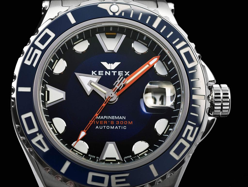 Часы серебристые [KENTEX] для дайверов S706X-02 мужские