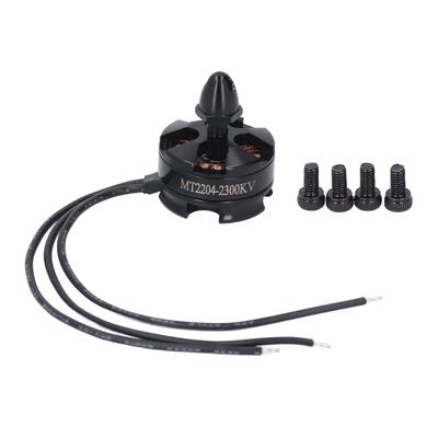 Бесколлекторный двигатель для RC FPV дрона Максимальная тяга 420 г MT2204 2300KV для QAV 180 210 250 Черный