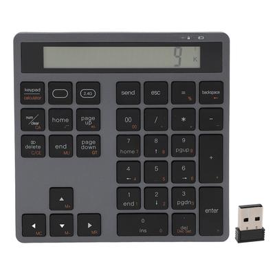 Bluetooth цифровая клавиатура 2.4G USB беспроводная цифровая клавиатура Numpad Dual Mode 34 клавиши для ноутбука настольного компьютера