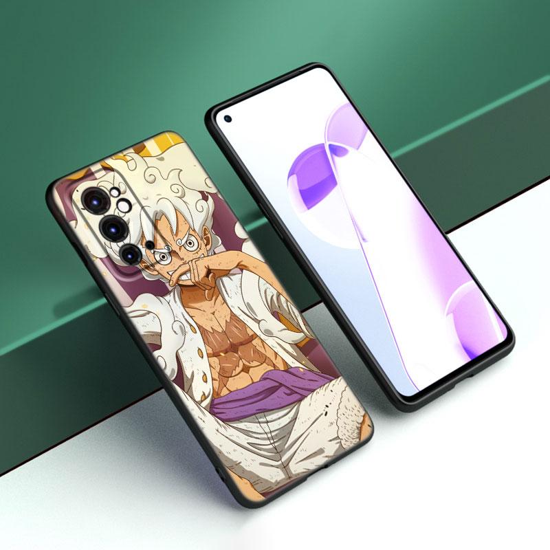 Luffy's Gear 5 Anime Black Silicone Phone Case For OnePlus 9 10 11 12 ACE 2V Pro 9RT 10T 10R Nord CE 2 3 Lite N10 N20 N30 5G