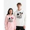 Disney Family Parent-child Outfits Mickey Mouse and Minnie Boys  Girls Men  Women Couples Autumn and Winter Multi-color Hoodies