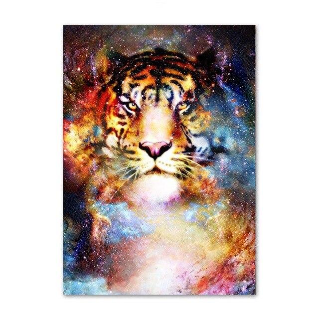 5d полная круглая алмазная живопись животные волк тигр лев картина круглая вышивка стразами мозаика вышивка крестом сказочное искусство