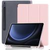 Protective Case - BOOLING - for Samsung Galaxy Tab S9 FE / S10 FE - Shockproof Pink - Pen Holder - Silicone