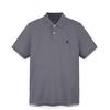 Повседневная деловая дышащая футболка-поло с коротким рукавом и вышитым логотипом для мужчин Футболки-поло серые A6943033