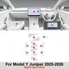 Interior TPU Film For Tesla Model Y Juniper 2025-2026 Transparent Protection Film Center Console PPF Interior Screen Protective