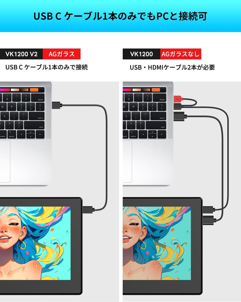 VEIKK Inch LCD Smartphone Fully Slim Bezel Pen Pressure Tilt No Charging LCD Pen Remote Online Windows Mac Chrome Android Ambidextrous 11.6 Tablet,