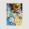 Японский аниме Sword Art Online Плакат Ретро Белые бумажные постеры Фреска Настенная живопись Домашний декор Гостиная Бар Кафе Украшение Картина
