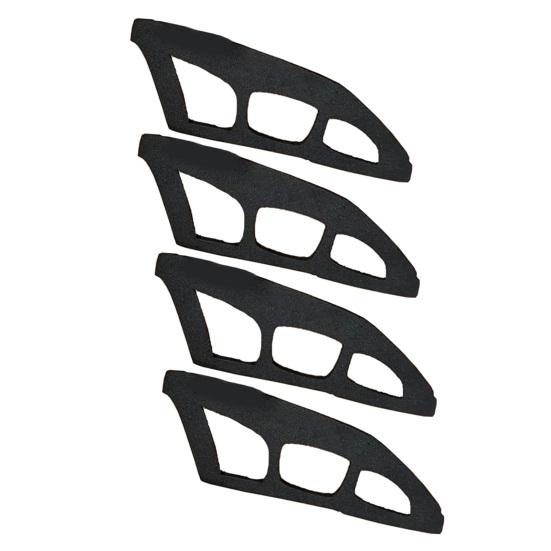 1/2/4Pcs Eyeshadow Stencil Tool Washable Reusable Eyeshadow Assistant Eyeshadow Drawing Guide Card Professional Eyeshadow Mapping Template