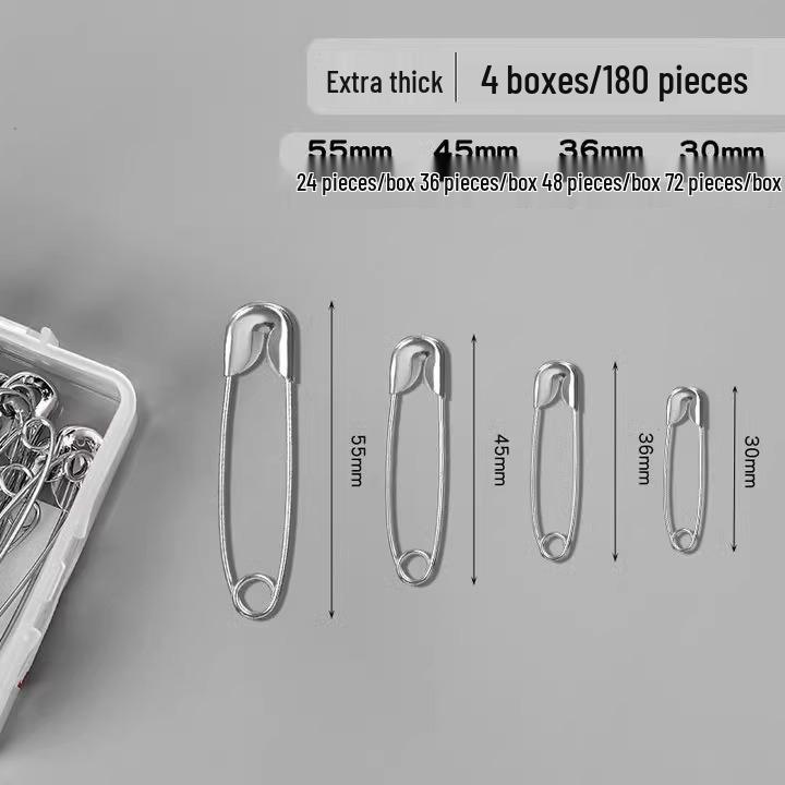 Большие безопасные броши в старинном стиле: Прочная, утолщенная конструкция для надежной фиксации одежды