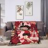 Warm Blanket Camping B-Bettys Boops Throw Blanket  Flannel Bedspread For Living Room Comfortable Sofa Bed Cover
