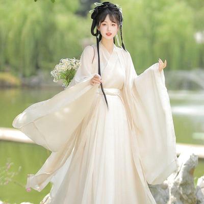 Китайский стиль Вэй Цзинь, оригинальная одежда Hanfu, костюм феи