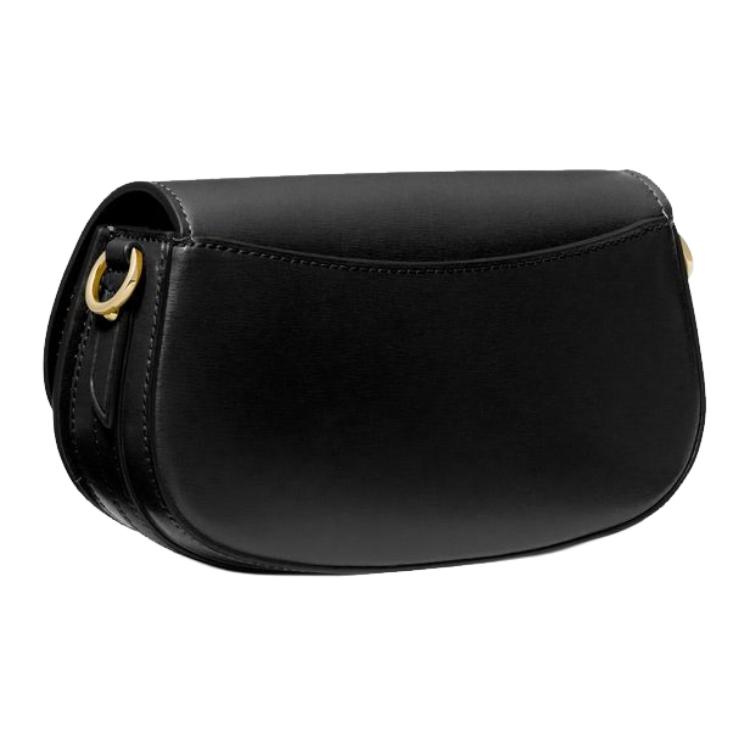 Michael Kors Mila Chain Strap Design Solid Color Leather Underarm Shoulder Bag Women bags Black 30F3GIMM1L-001