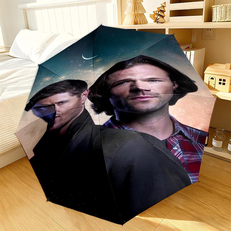 Super-natural Darkness Umbrella 8-Frame for Travel, camping, Casual Lightweight Portable Umbrella, Essential for every family Holidays Gift