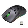 Wireless Gaming Honeycomb Optical RGB 6 DPI Rechargeable 750mAh Compatible with for Gaming and Work Mouse, Lightweight, Design, Backlight, Buttons,