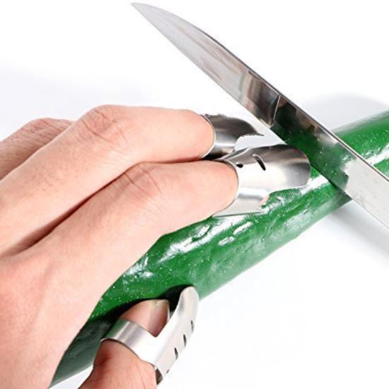 4 шт., защита для пальцев, пищевая защита от ржавчины, защита для пальцев из нержавеющей стали, нарезка, предотвращение травм, инструменты для дома