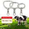 Spring-loaded Cattle Nose Ring Stainless Steel Livestock Nose Pliers  Livestock Supplies