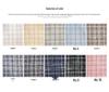 Plaid Yarn-Dyed Stretch Polyester Fabric for Women's Spring/Autumn Suits, Shirts, and Dresses.