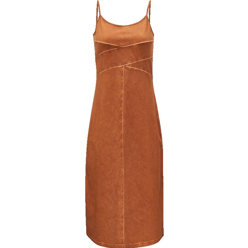 ONLY 2024 Retro Waist-Cinching Cami Midi Dress