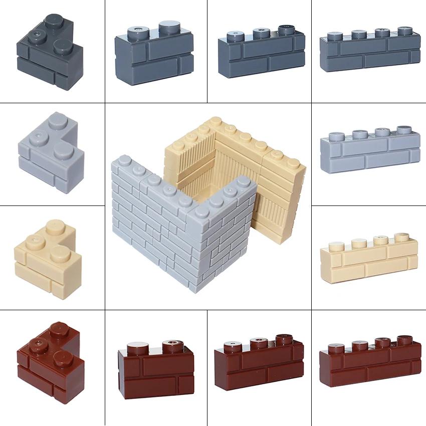 Сделай сам Строительные кубики MOC Толстые стеновые блоки Фигурки Город Обучение Креативность Игрушки идеально подходят для Детей Традиционное измерение