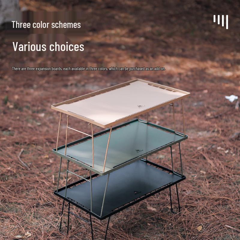 Outdoor Tabletop BBQ Connector Plate for Camping Tables