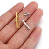 20pcs Stainless Steel Necklace Bracelet Layer Clasps Pendant Bail Connector Drop DIY Connectors For Jewelry Making Supplies