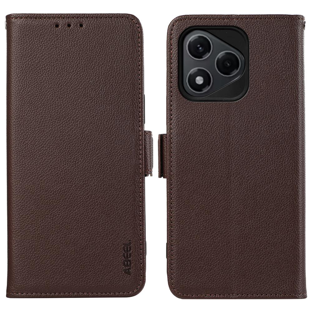 ABEEL Чехол для Honor 400 Lite Кожа с текстурой личи Блокировка RFID Чехол для телефона