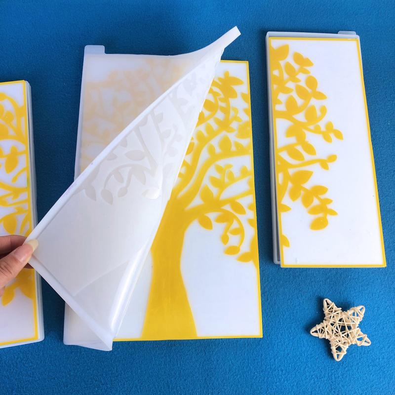 Форма из смолы в виде дерева Силиконовая форма в форме дерева Мягкая силиконовая форма для литья смолы Многофункциональный художественный проект Домашнее украшение Принадлежности для рукоделия