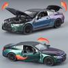 1/32 BMW M4 G82 Купе Сплав Модель Спортивного Автомобиля Литой Металлический Транспорт Автомодель Симуляция Звук и Свет Коллекция Детская Игрушка Подарок