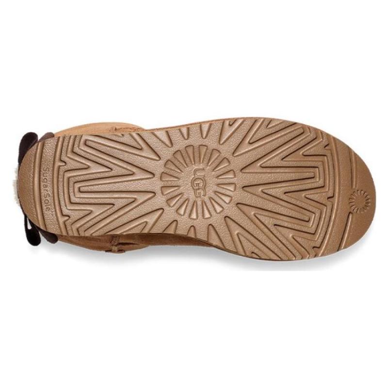 UGG Мини-бантик из замши Bailey для женских кроссовок 'Chestnut' 1153514-CHE