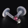 5Pcs  Flexible Labret Lip Ring Ear Helix  Cartilage Studs Piercing Body Jewelry