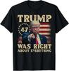 Трамп Был Прав Во Всем Дизайнерская Футболка Президента
