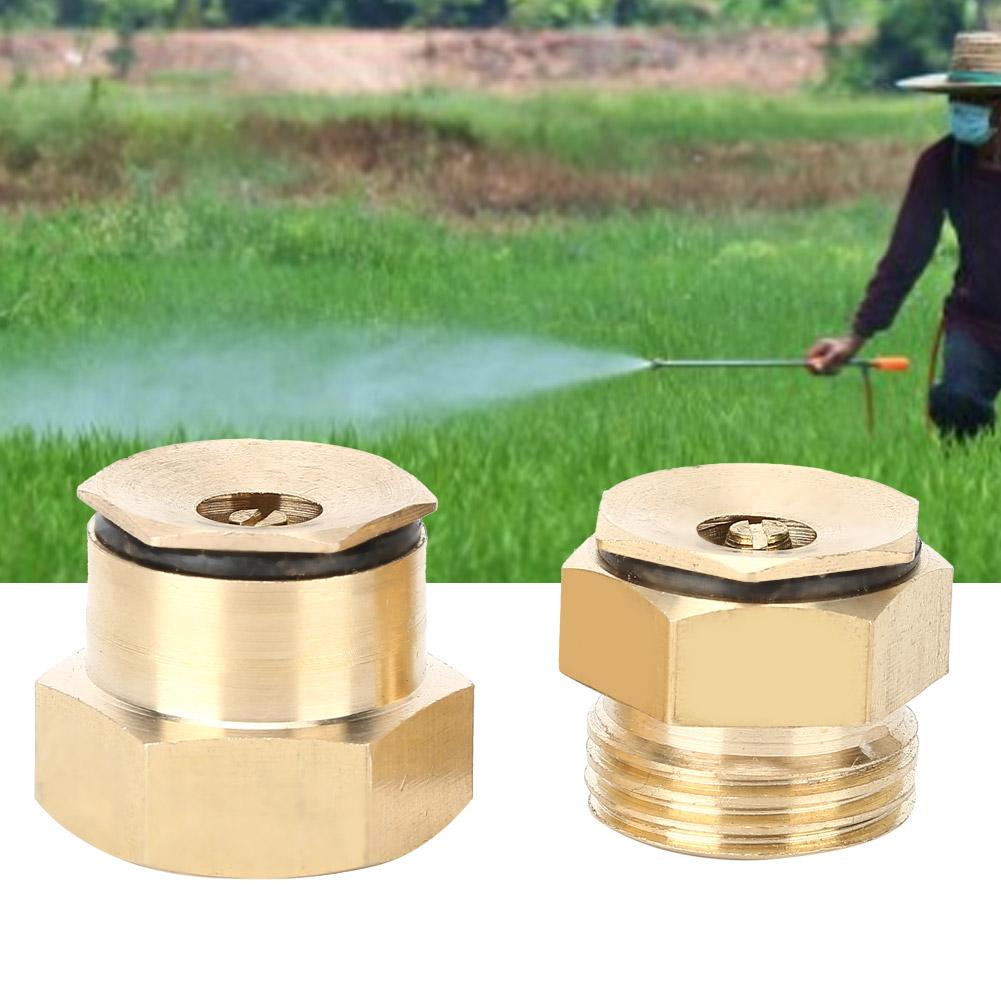2 шт. G1/2 DN15 Центробековое латунное регулируемое распылительное сопло Садовое орошение Микродождеватель