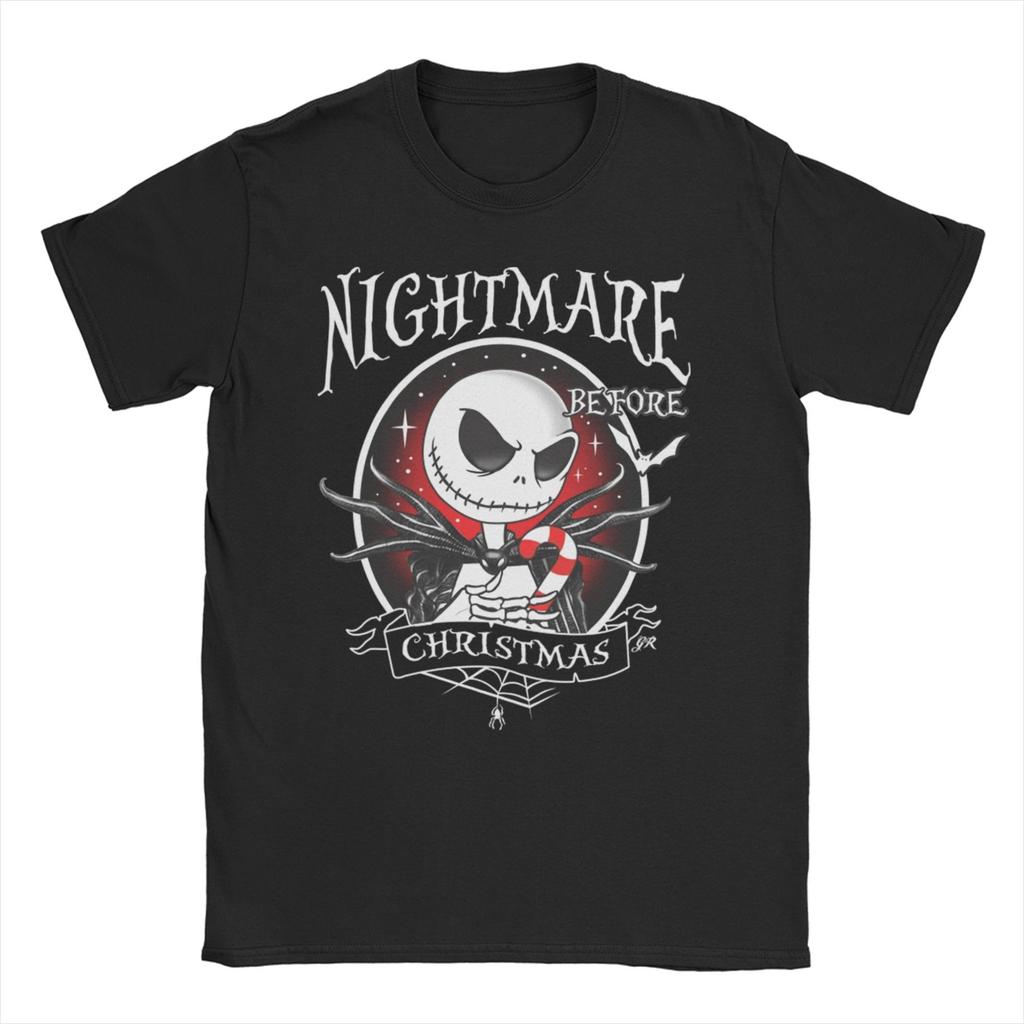 The Nightmares Before Christmas Tee Shirt for Men Women Fashion T Shirts 100% Cotton Clothes