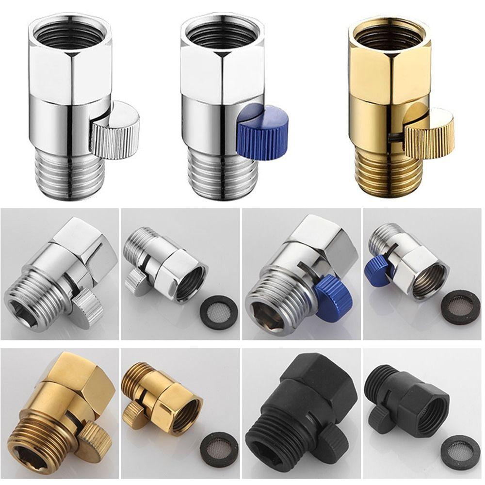 Bathroom Shower Brass Junction Shut-off Angle Valve Water Flow Control Valve Diverter Valve