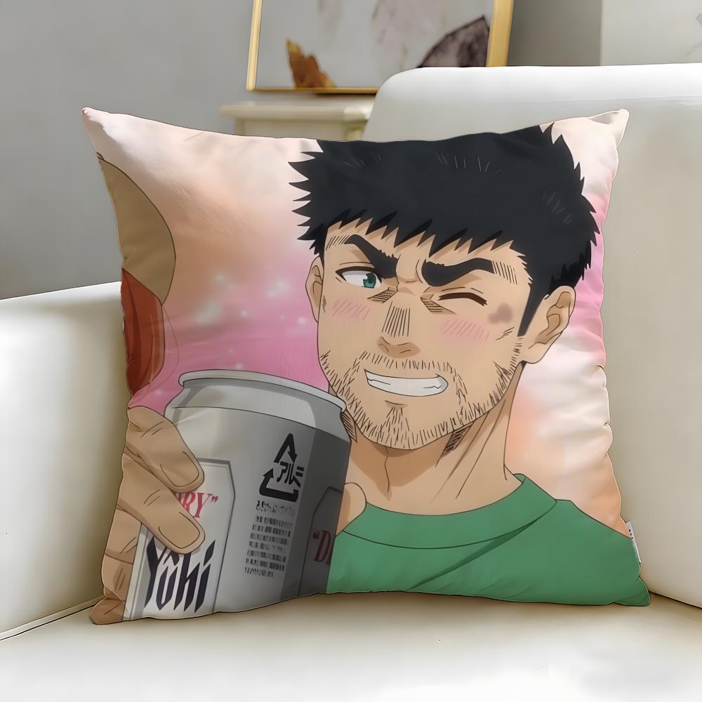 Solo Camping for Two Cushion Cover Soft & Easy-Wash Pillow Case – Versatile for Couch, Bed, Travel and Office