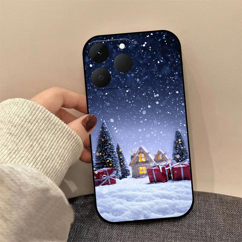 Рождественский чехол для Realme 14 13 15 Pro Plus 14X 15T 14T Funda Модный мягкий силиконовый TPU чехол для телефона для Realme 14 Pro Lite Coque