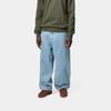 Carhartt WIP FW25 Брюки Brandon Свободные Прямой крой Задний карман Квадратный логотип Молния Удобные Минималистичные Джинсы Мужские брюки I035893-01-12