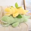1PC 110CM Big Size Dinosaur Plush Toys Cute Dino with Wings Stuffed Soft Pillow Cushion Kawaii Birthday Gifts for Kids Boys