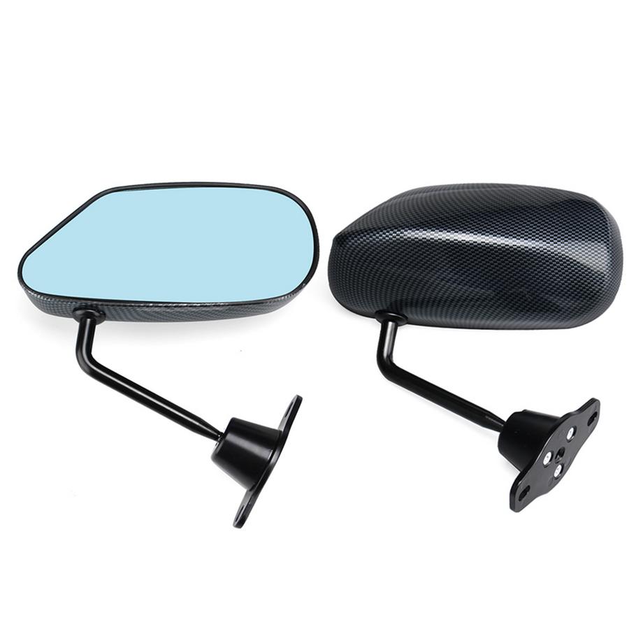 Пара Универсальных Автомобильных Боковых Зеркал в Стиле F1, Винтажные Классические, Под Вид Карбонового Волокна, Caf