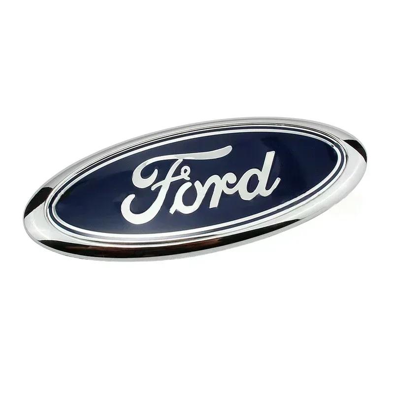 ABS Наклейка на задний багажник автомобиля Передняя эмблема на капот для Ford Fusion Ranger Escape Fiesta Explorer Focus Bronco Mondeo Transit QK2