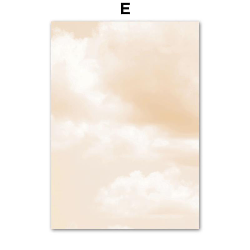 Осеннее растение Бежевый перо пейзаж холст постер картина Настенная печать картина Искусство Кафе Бар Гостиная Спальня украшение